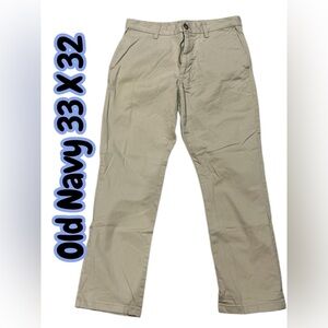 Old Navy Men's Khaki Chinos